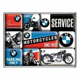LOT DE 9 MAGNETS BMW