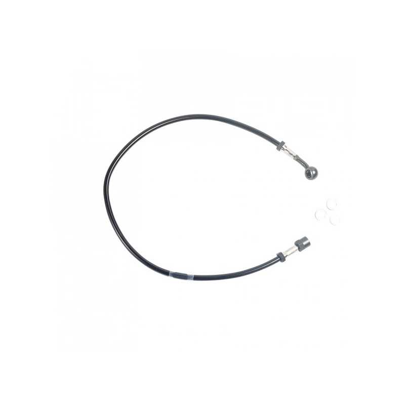 Conduite de Frein tressé noir, en acier inoxydable pour Frein 320mm # Pièces SIEBENROCK BMW