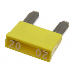 Fusible mini jaune 20a...