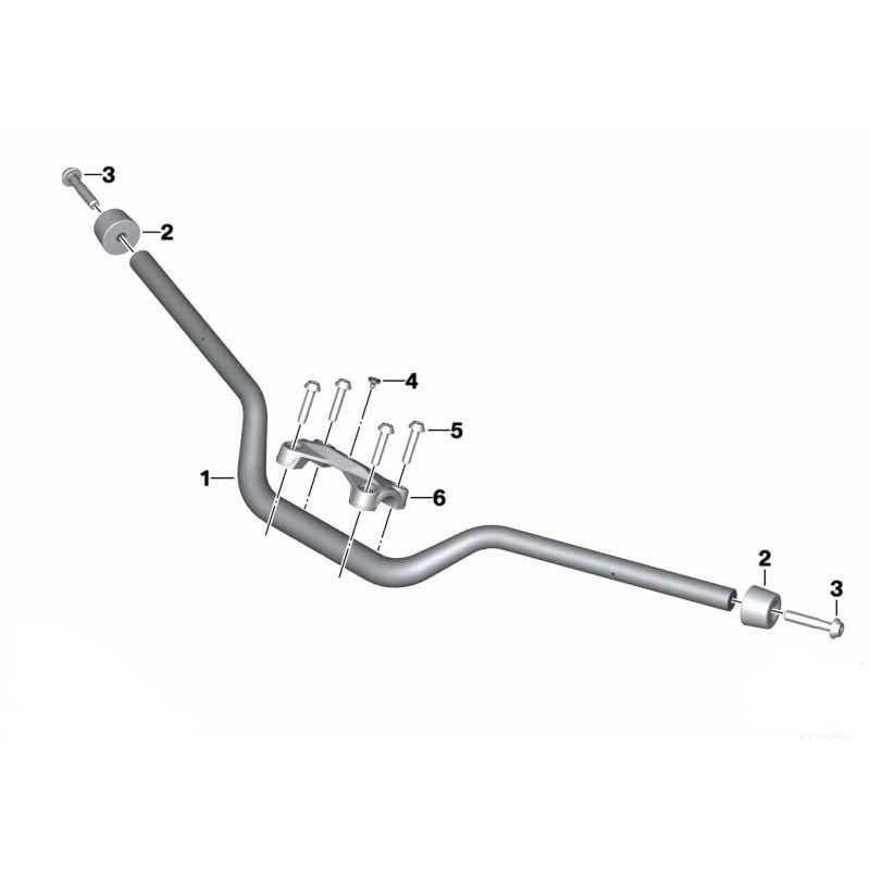 Amortisseur de vibrations guidon - 32718404641 - Pieces moto BMW
