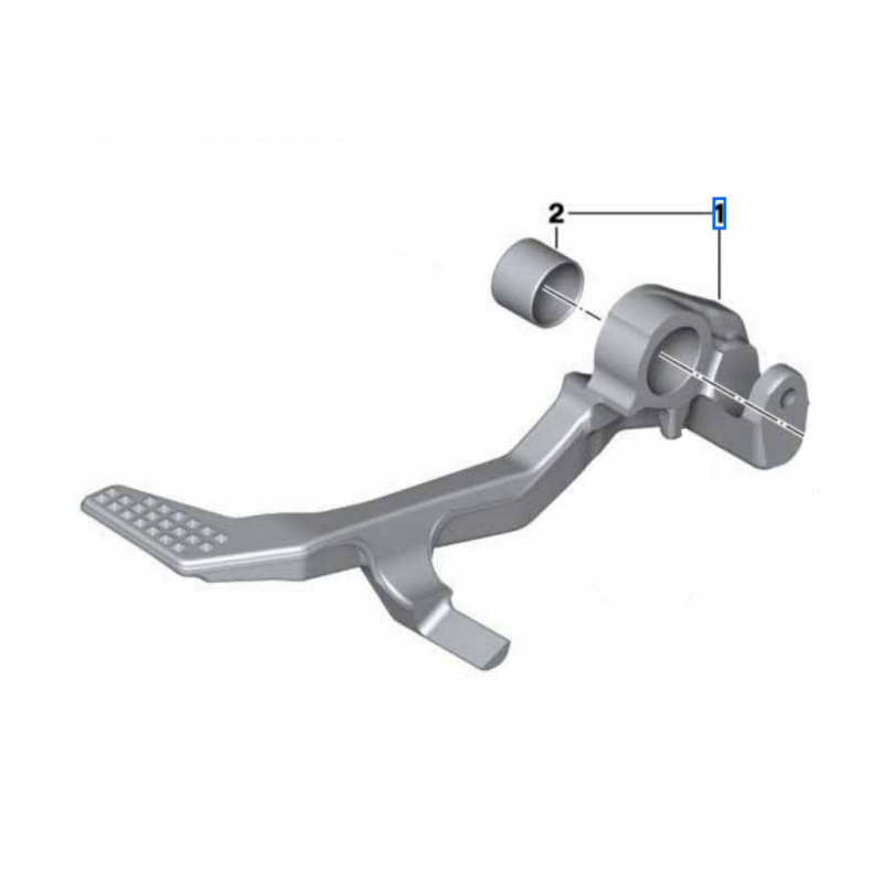 Pedale de frein - 35218404007 - Pieces moto BMW