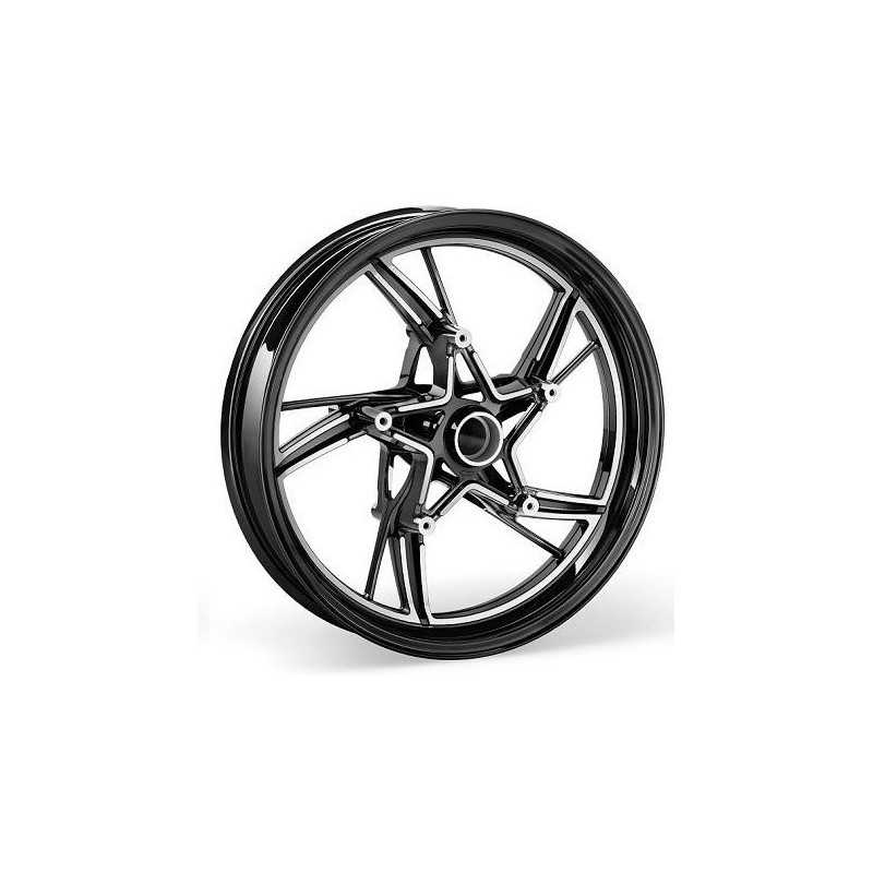 Roue à rayons croisés noir arriere - 36318404311 - Pieces moto BMW