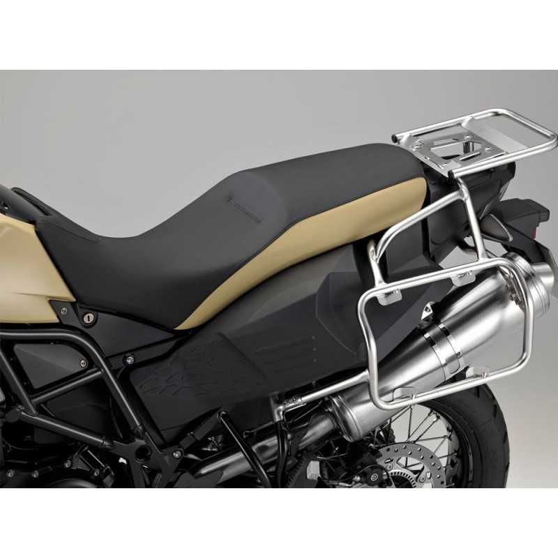 Selle élevée noire/sable F800 # BMW Motos