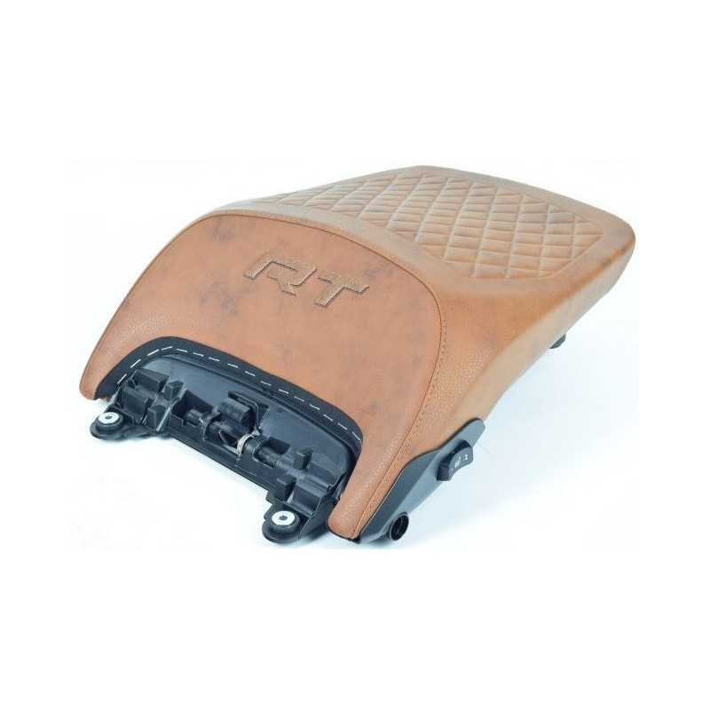 Selle passager marron chauffée R1200 # BMW Motos