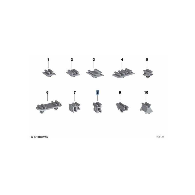 Support de raccord a fiche F650, F700, F750, HP2, Sport, F800, F850, K1200, K1300, K1600, R1200, NINE-T, S1000 # BMW Motos