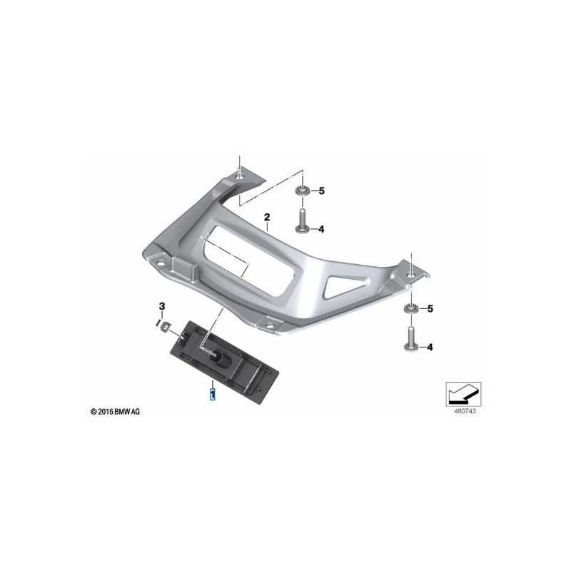 Eclairage de plaque led C650, K1600, C600 # BMW Motos
