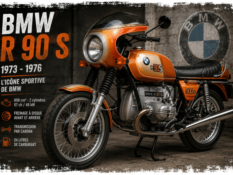 BMW R 90 S : fiche technique, entretien et pièces à surveiller