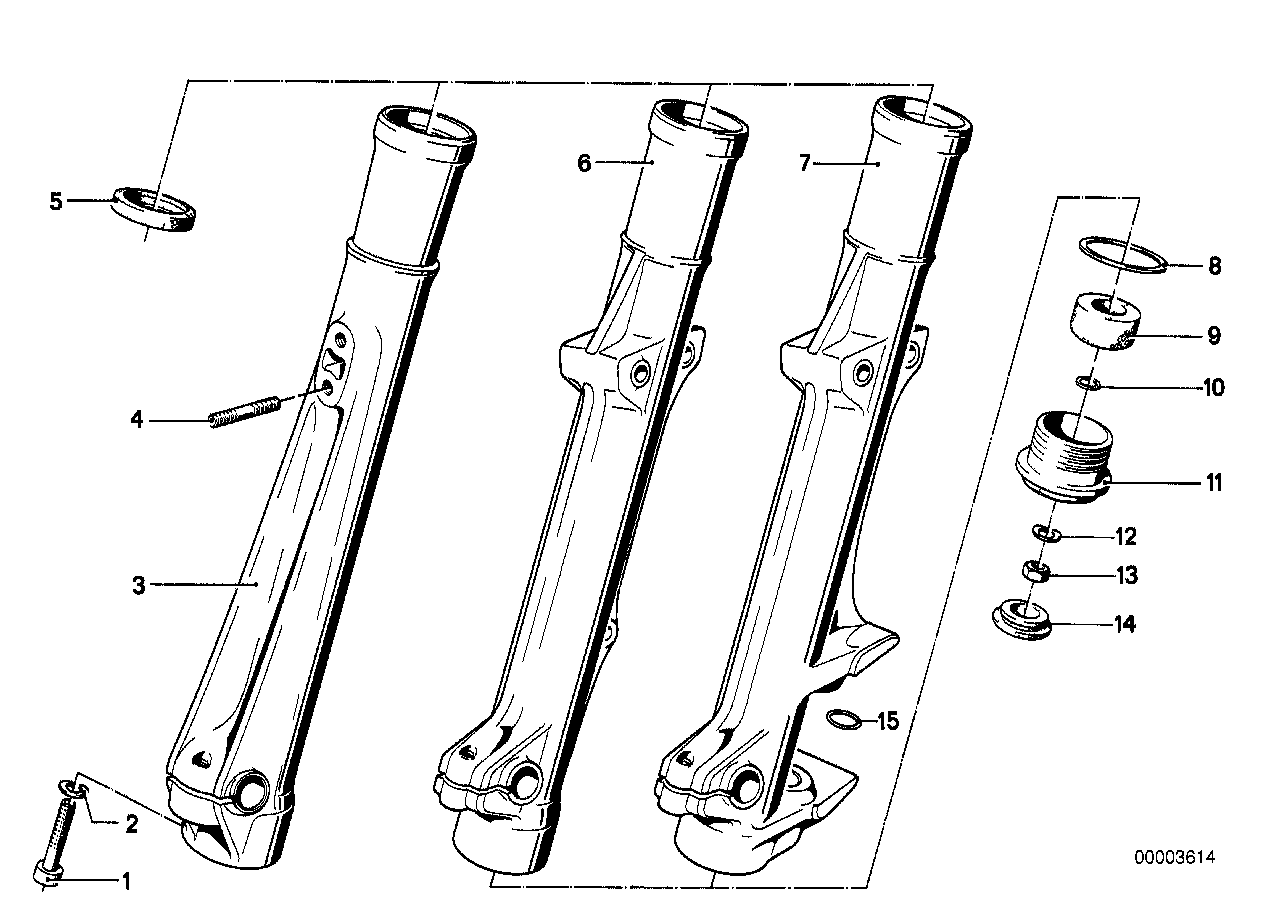 Fourreau de fourche
