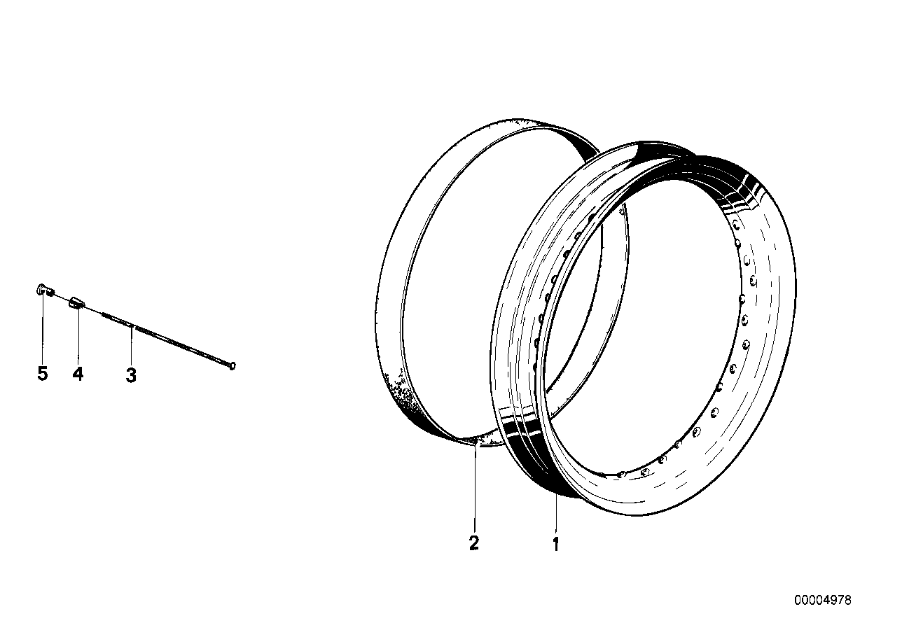 SPOKE roue RIM/SPOKE