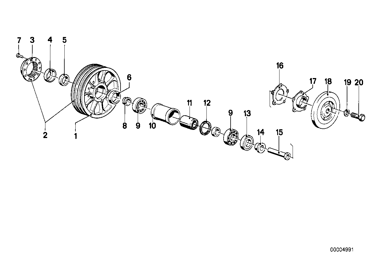 SPOKE roue-roue HUB