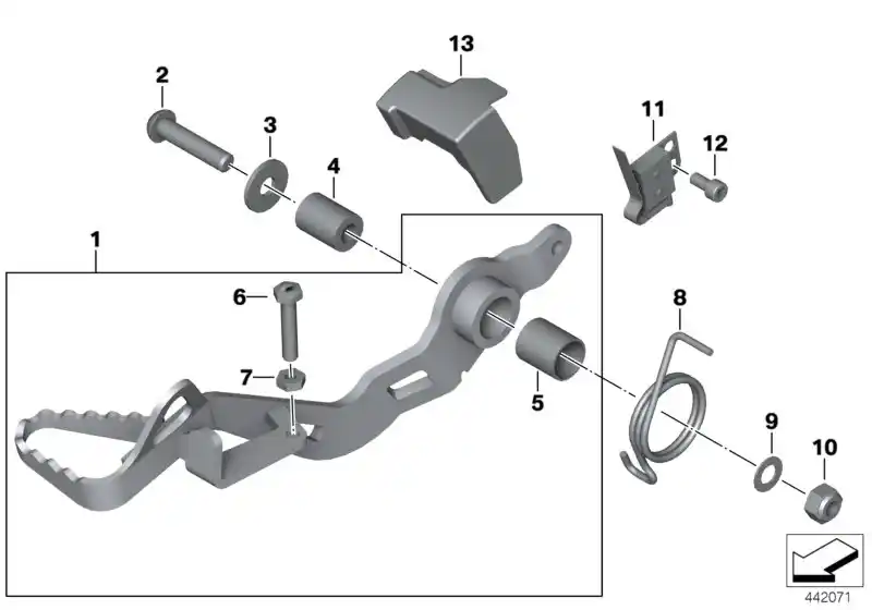 schéma BMW Rondelle elastique - 07119904115 - Pieces moto BMW - 07119904115