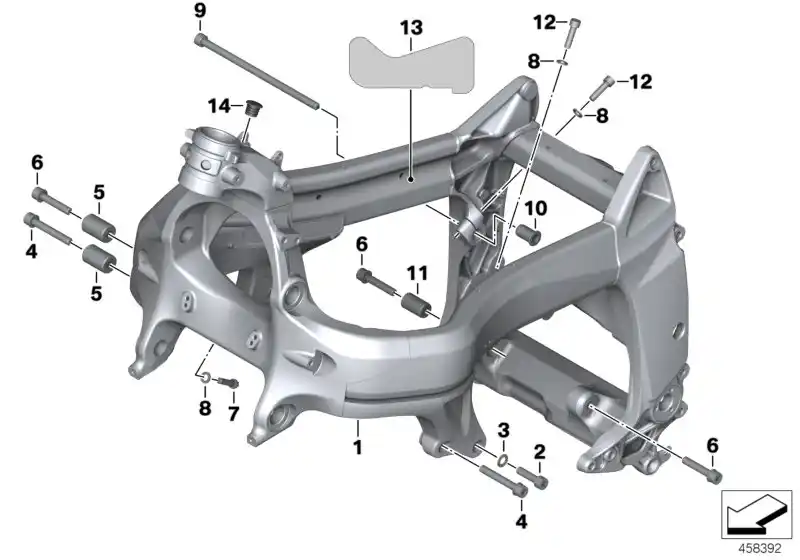 Vis isa F650, F700, F800,... - 07129905074