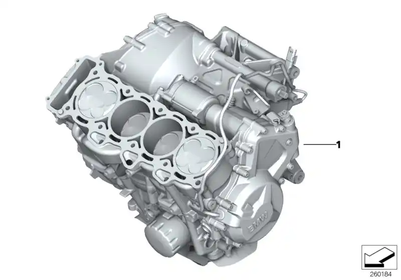 schéma BMW moteur - 11008536330