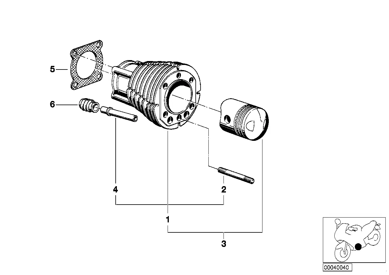 schéma BMW Joint de décompression de cylindre petit fût - 11111257092