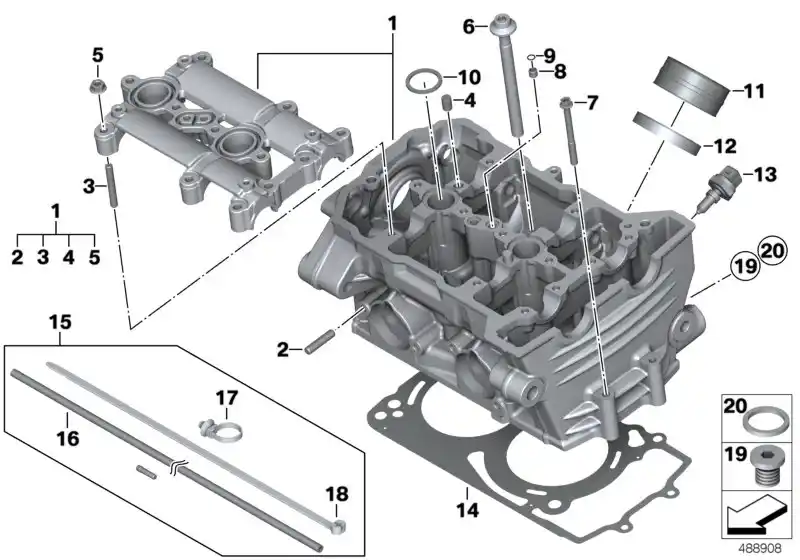 Schéma BMW 11127690468