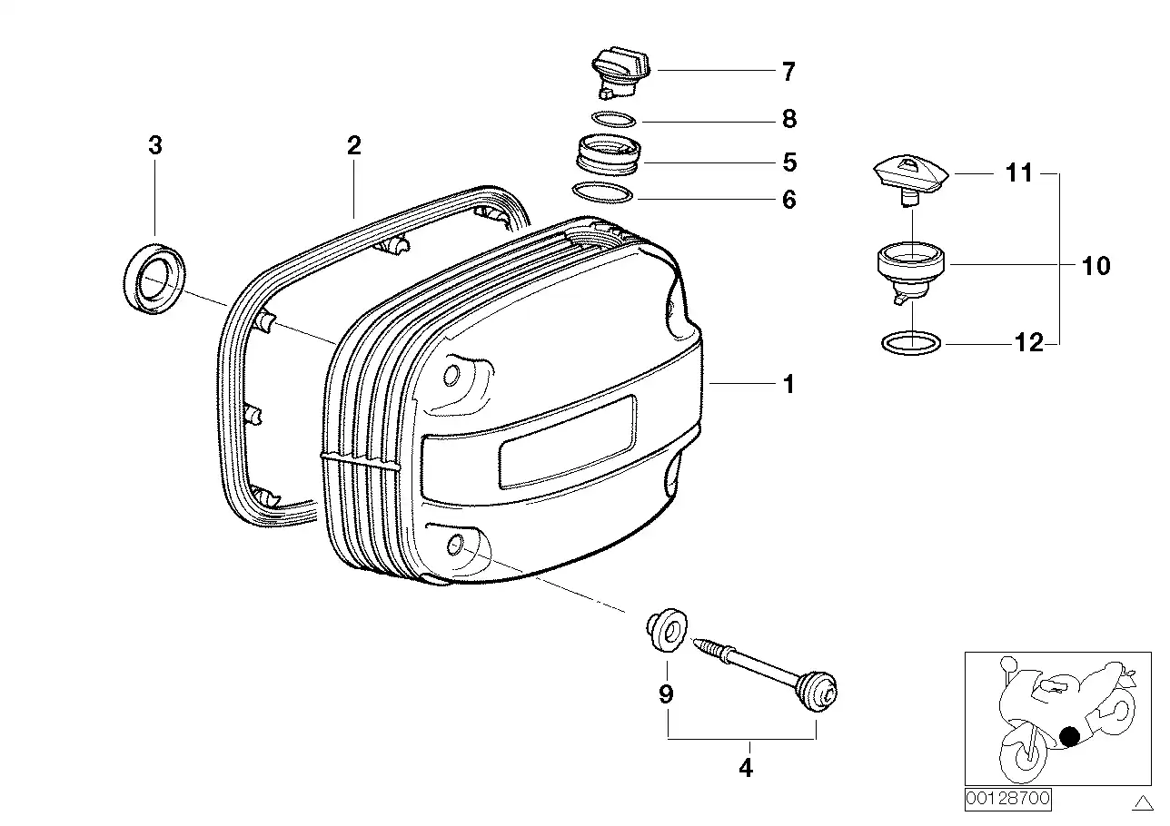 Schéma BMW 11141340900