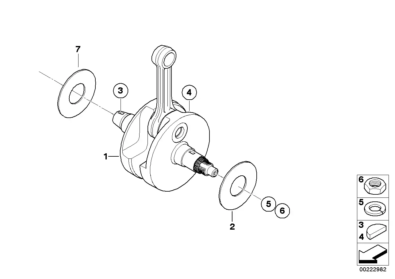 Rondelle entretoise F650, G650 - 11217652932