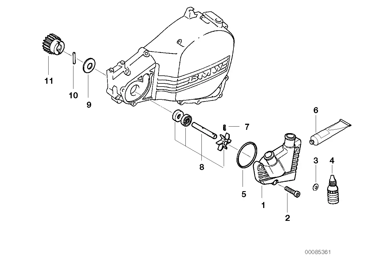Schéma BMW 11512343128