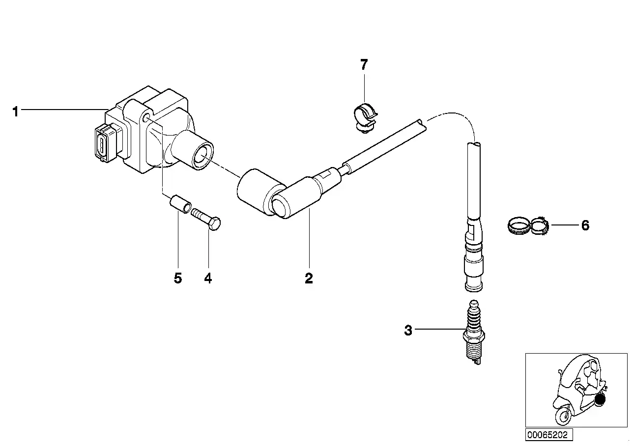 Schéma BMW 12127653439