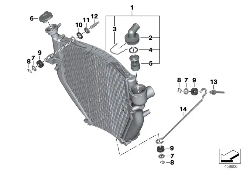 Schéma BMW 17117686688