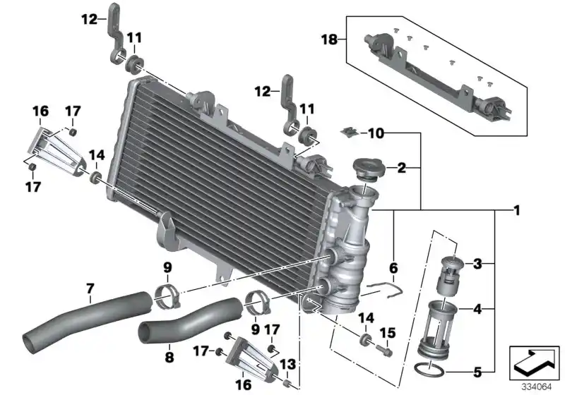 Schéma BMW 17118530393