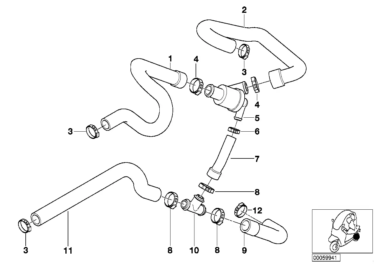 Schéma BMW 17127658988