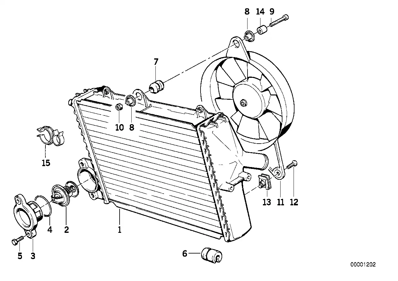 Schéma BMW 17401461579