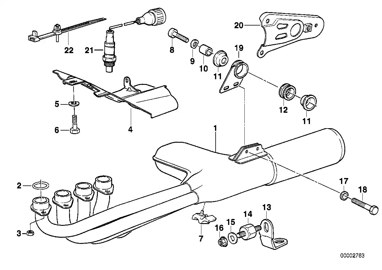 Schéma BMW 18121464754