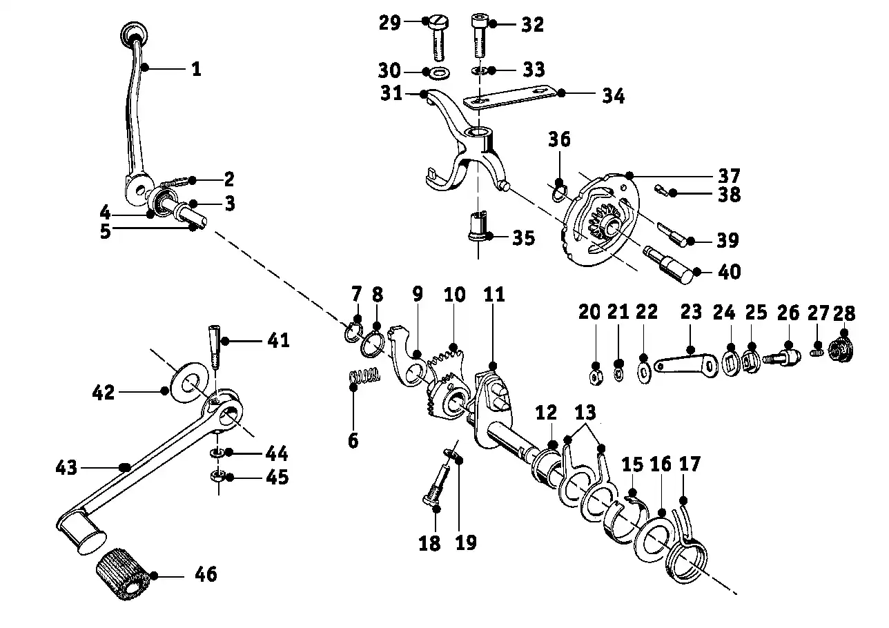 Schéma BMW 23411232116