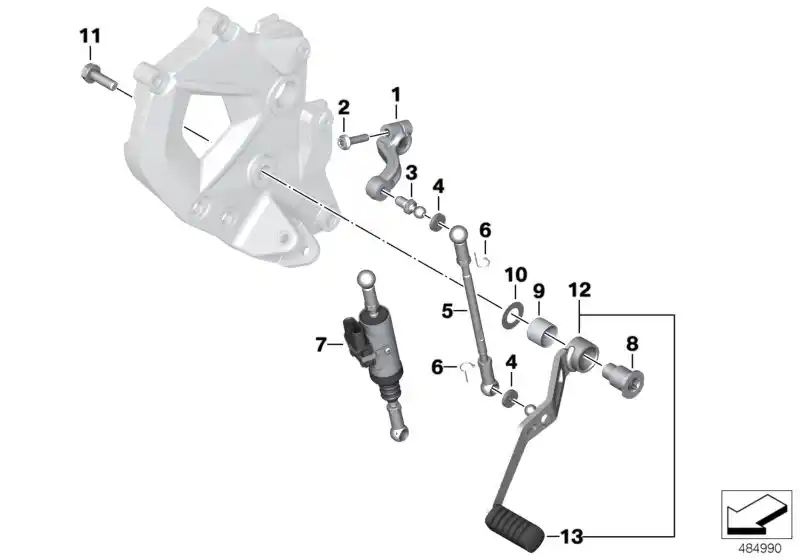 Schéma BMW 23417655284