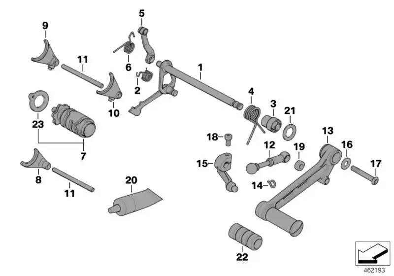 Schéma BMW 23417677932
