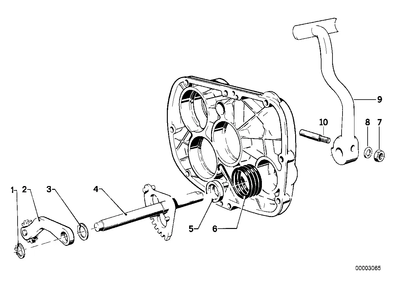 KICK DE DEMARRAGE R45, R60,... - 23511230055