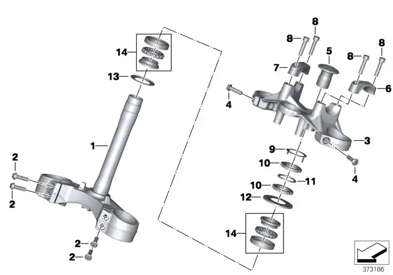 Pontet de fourche inferieur... - 31428550142