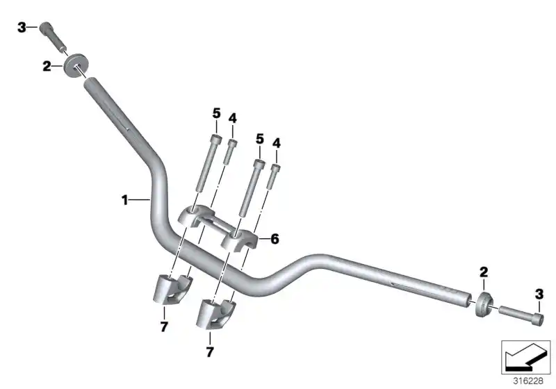 Schéma BMW 32718543341