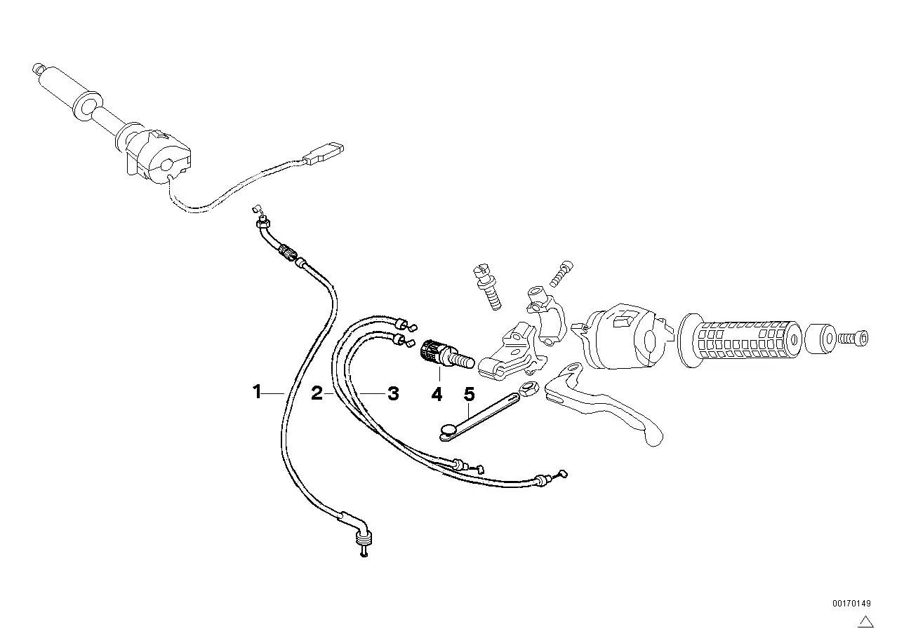 schéma BMW Câble d'embrayage - 32732345754