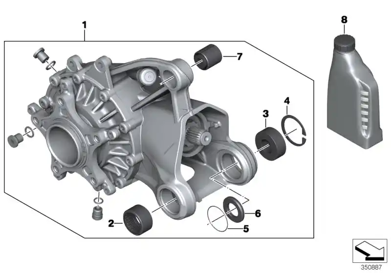 Schéma BMW 33117665037