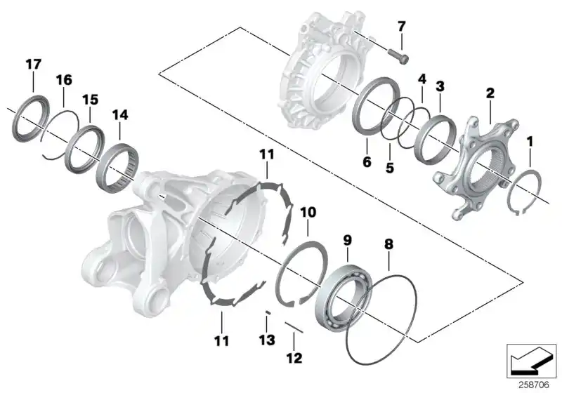 Schéma BMW 33117722800
