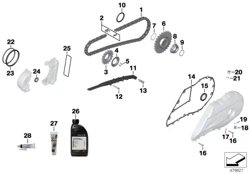 Schéma BMW 33178549284