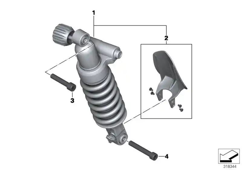 schéma BMW jambe de suspension arriere - 33547727599