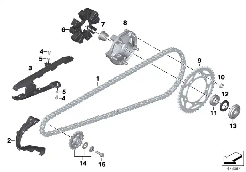Schéma BMW 33818522841
