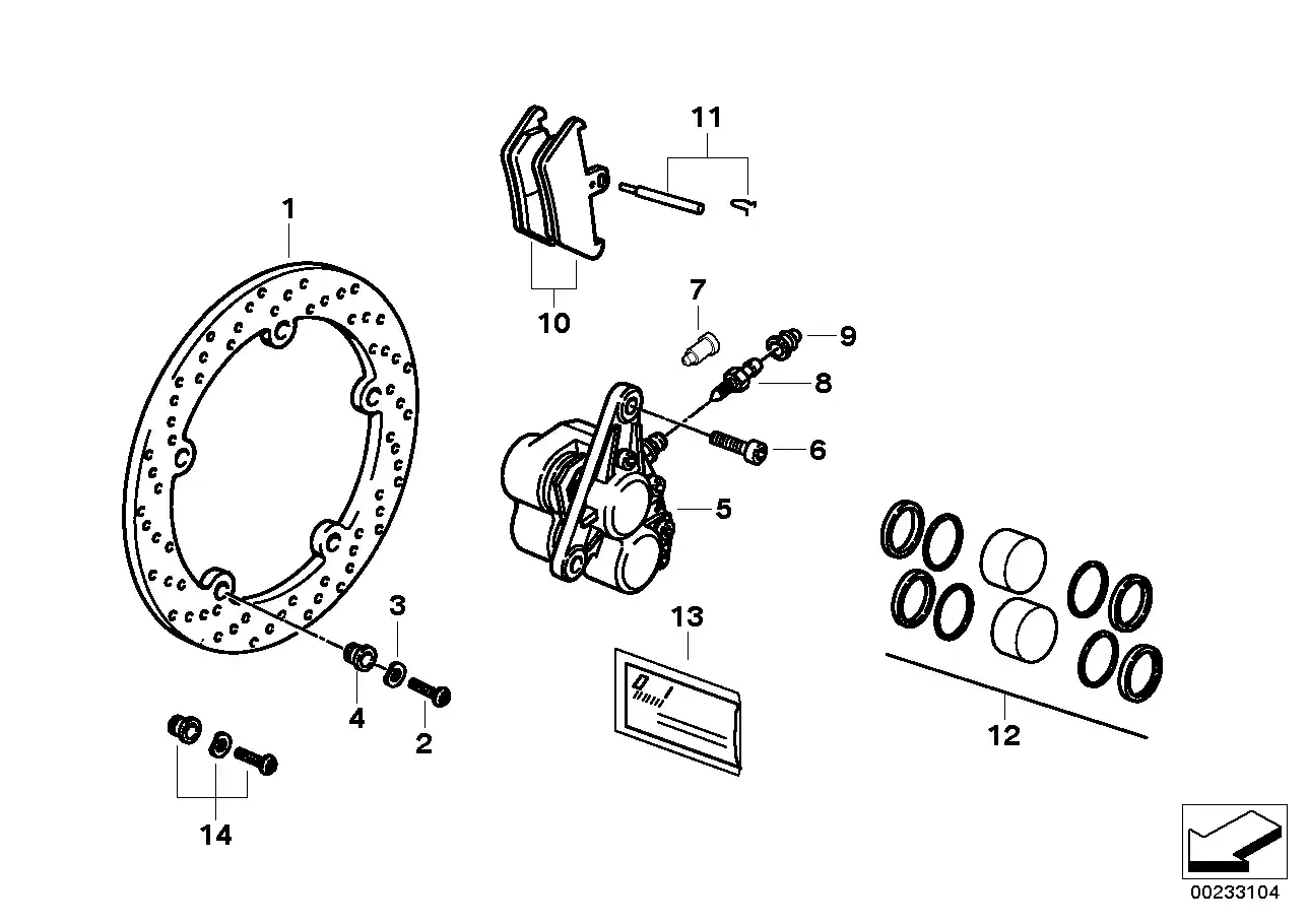 Schéma BMW 34112314887