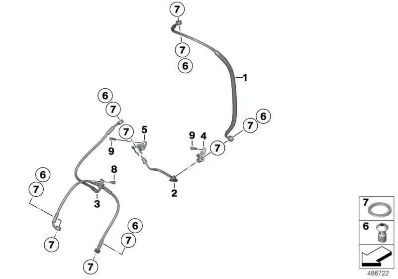 Flexible frein circuit d... - 34327687141