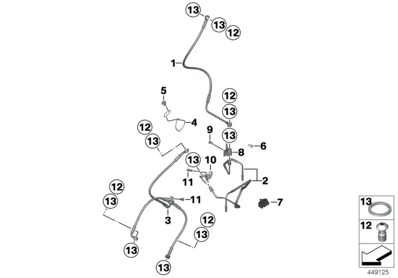 Conduite frein circuit d... - 34327714665