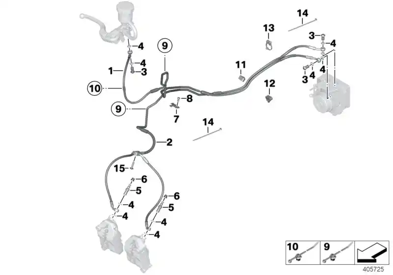 Conduite frein circuit... - 34328549513