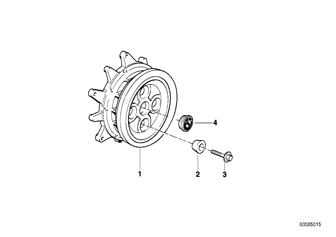 schéma BMW Goujon de roue - 36312333226