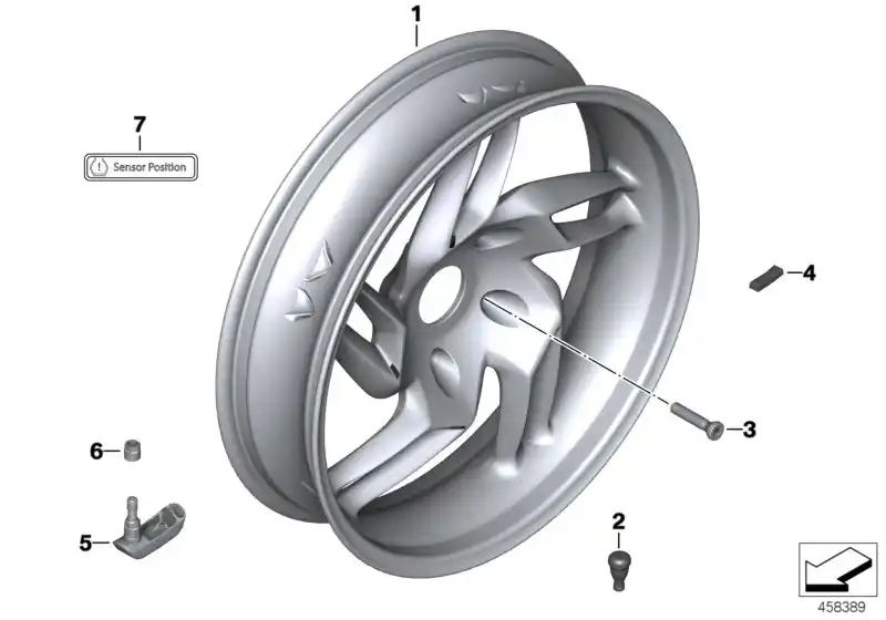 Schéma BMW 36317703837