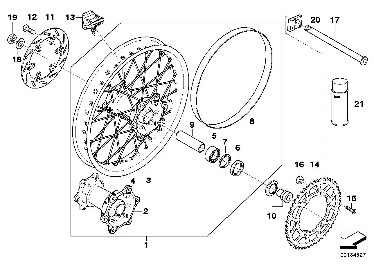 Manchon entretoise G450, G450 - 36317712965