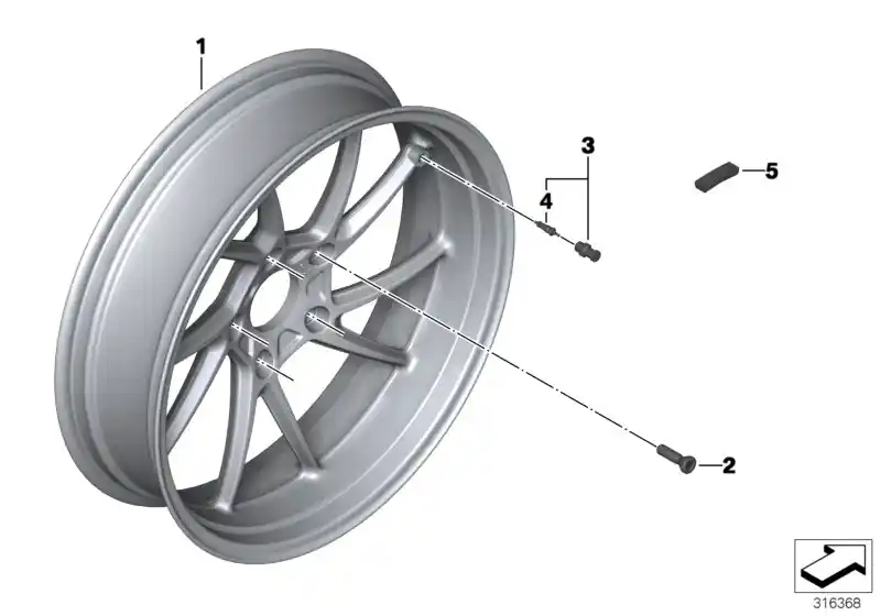 Schéma BMW 36317727235
