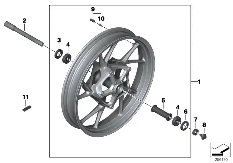 schéma BMW Roulement de roue avant - 36318534835