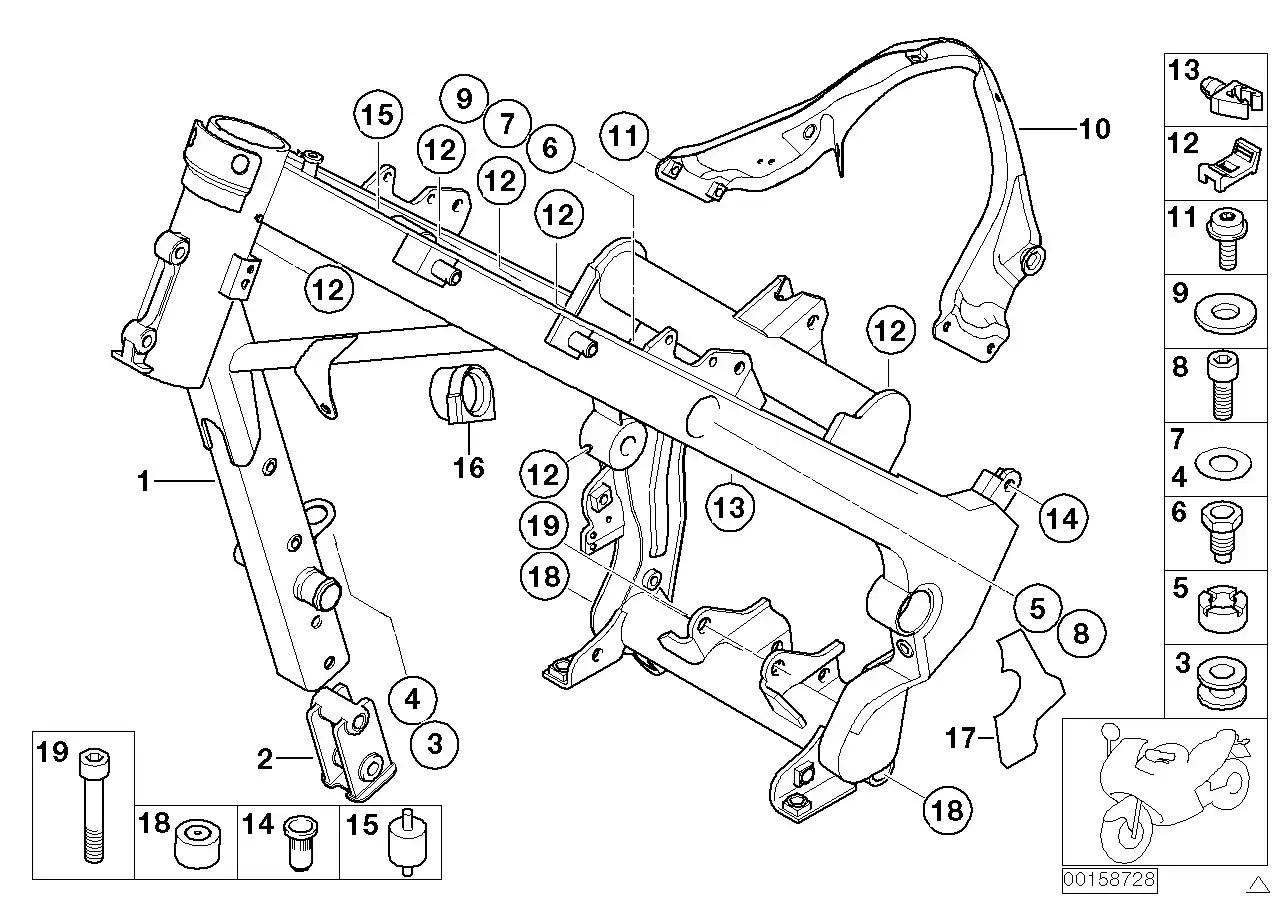 Schéma BMW 46517660858